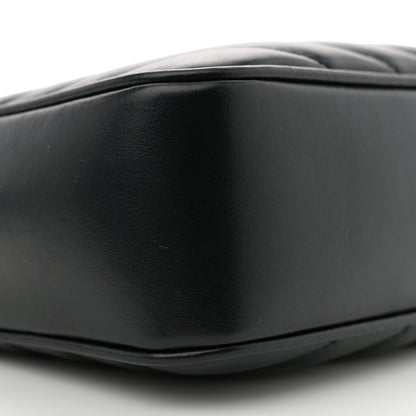 Saint Laurent Calfskin Matelasse Monogram Lou Camera Bag Black 9 of 12