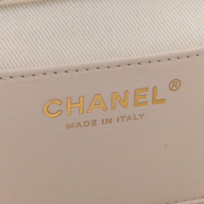 Chanel Caviar Quilted Mini Business Affinity Backpack White 6 of 12