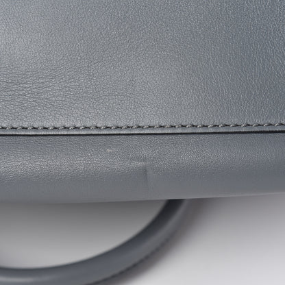 Valentino Garavani Vitello Rockstud Double Handle Tote Grey 10 of 12