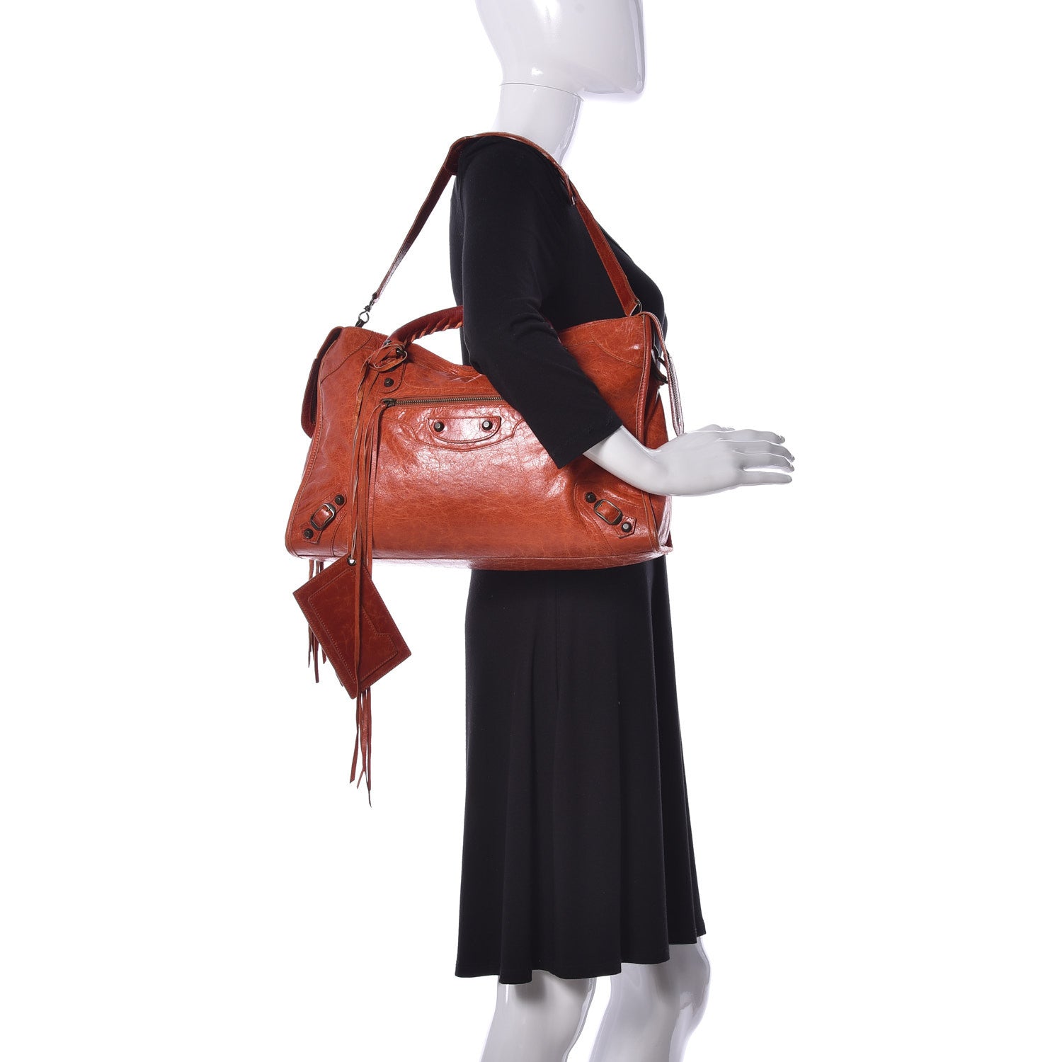 Balenciaga Chevre Classic Hardware City Rouille 2 of 9