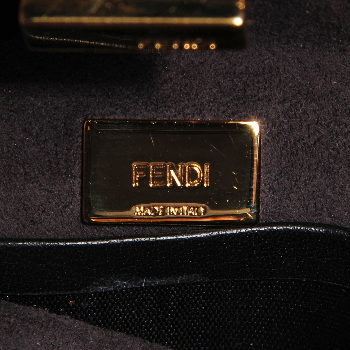 Vitello Seta Digital Print Micro Peekaboo Iconic Satchel Multicolor Black