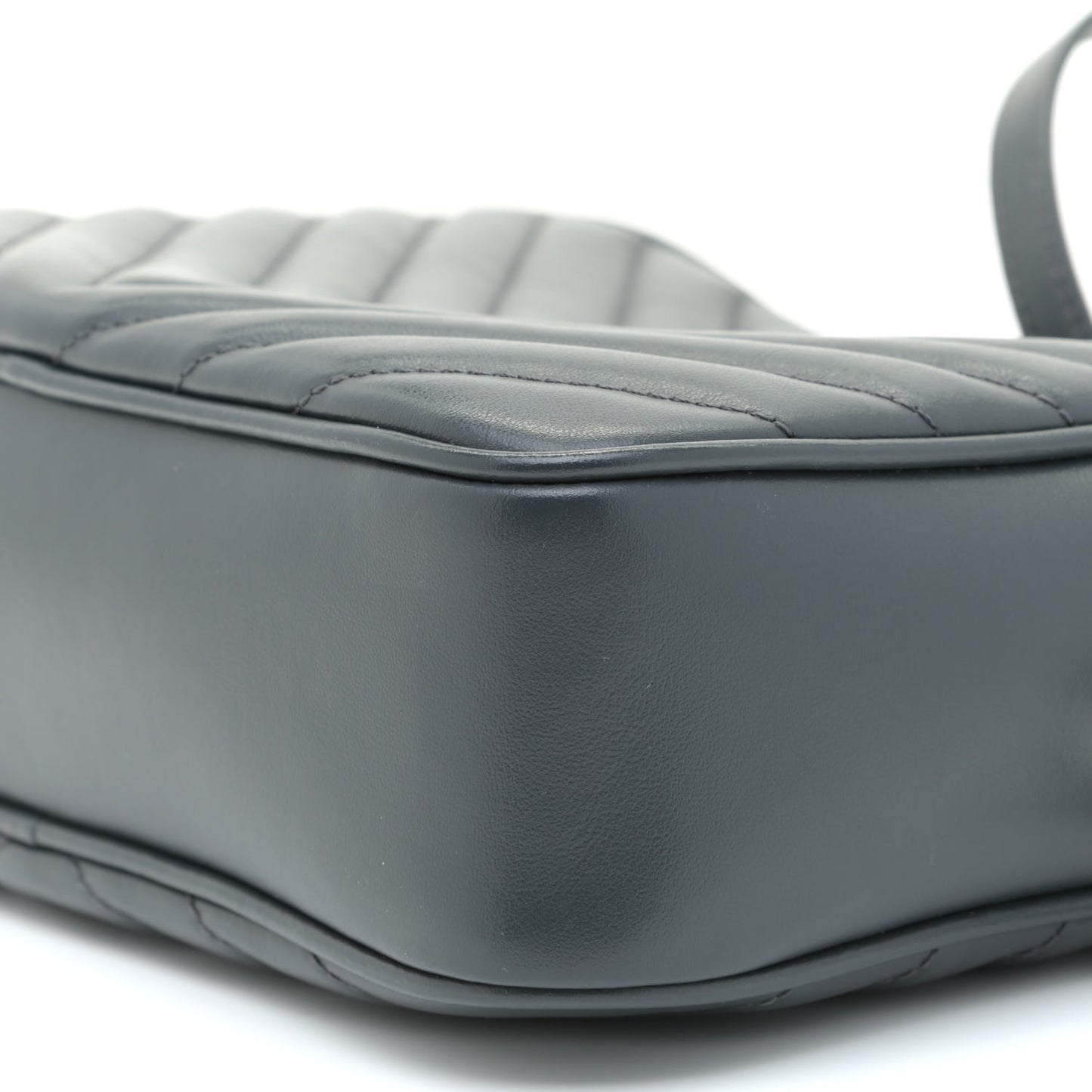 Calfskin Matelasse Monogram Lou Camera Bag Dark Smog