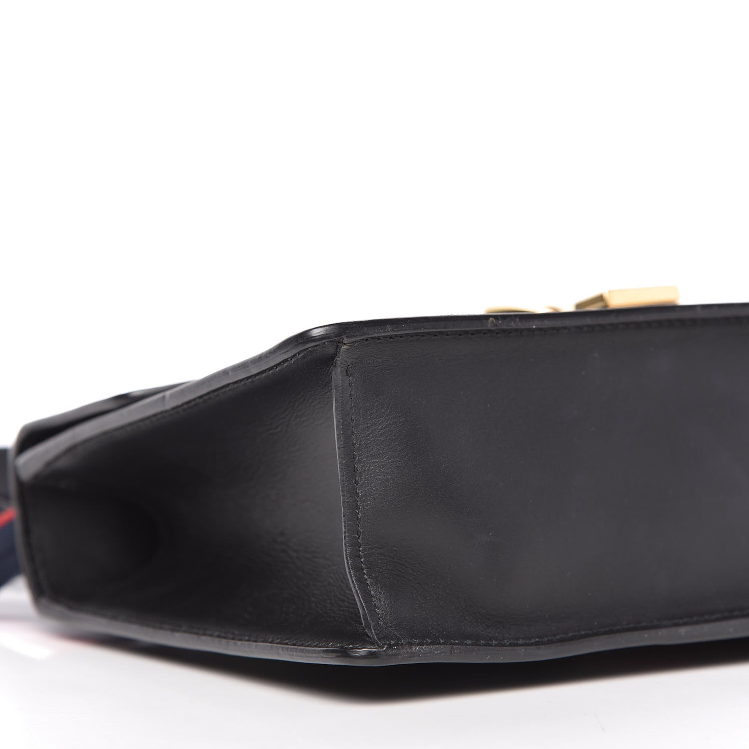 Gucci Calfskin Small Sylvie Shoulder Bag Black 6 of 10
