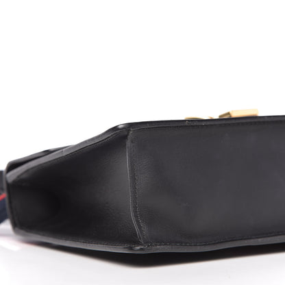 Gucci Calfskin Small Sylvie Shoulder Bag Black 6 of 10