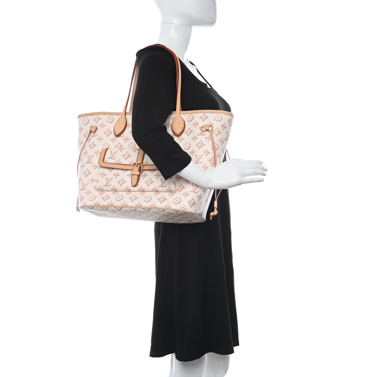 Louis Vuitton Monogram Fall For You Neverfull MM Beige Clair 2 of 9