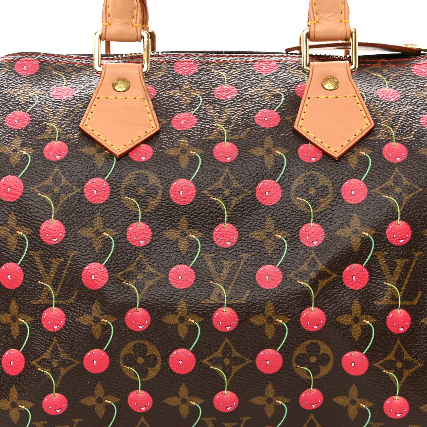 Louis Vuitton LOUIS VUITTON Monogram Cerises Speedy 25 6 of 8