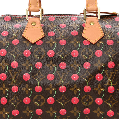 Louis Vuitton LOUIS VUITTON Monogram Cerises Speedy 25 6 of 8