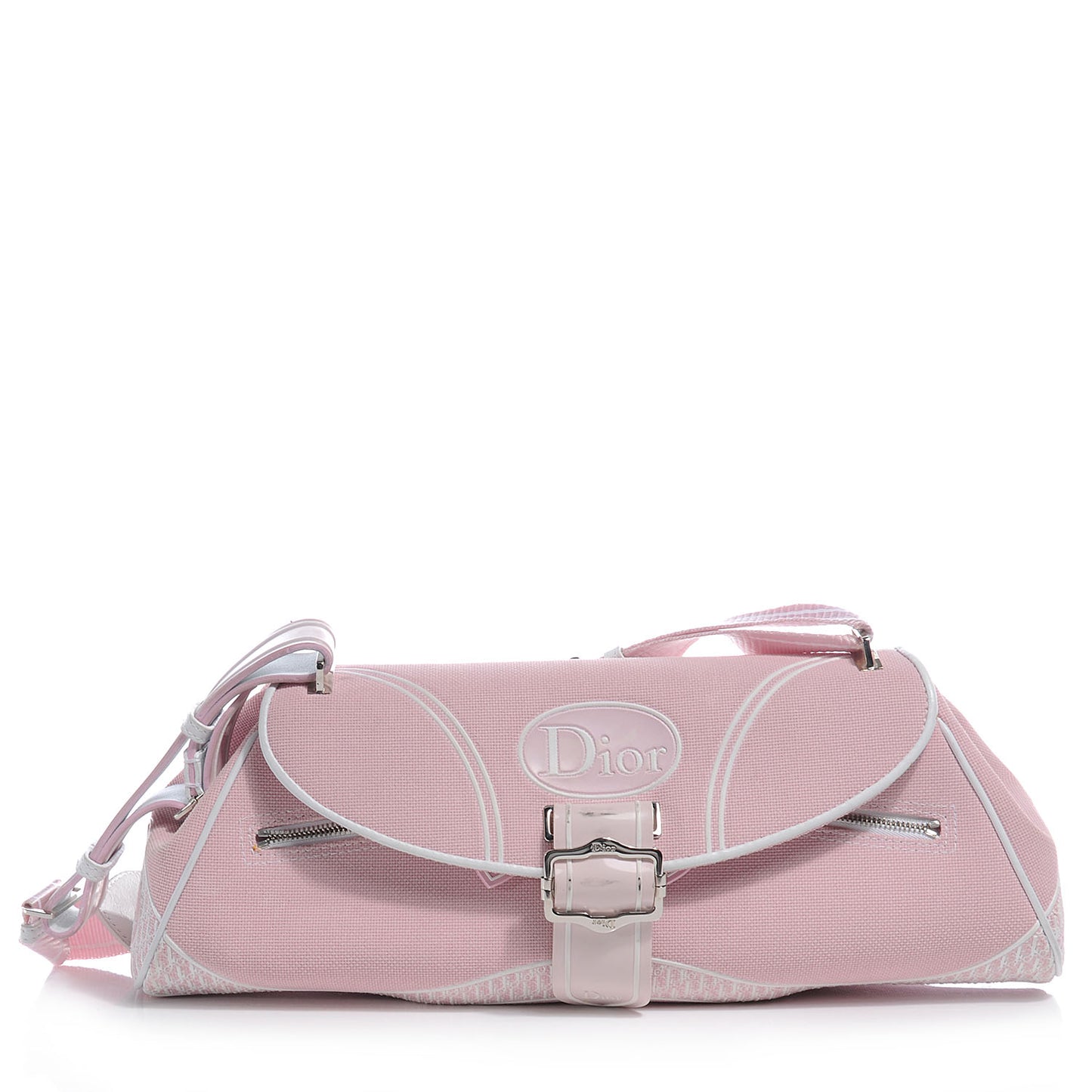 Canvas and Rubber Pink Bag