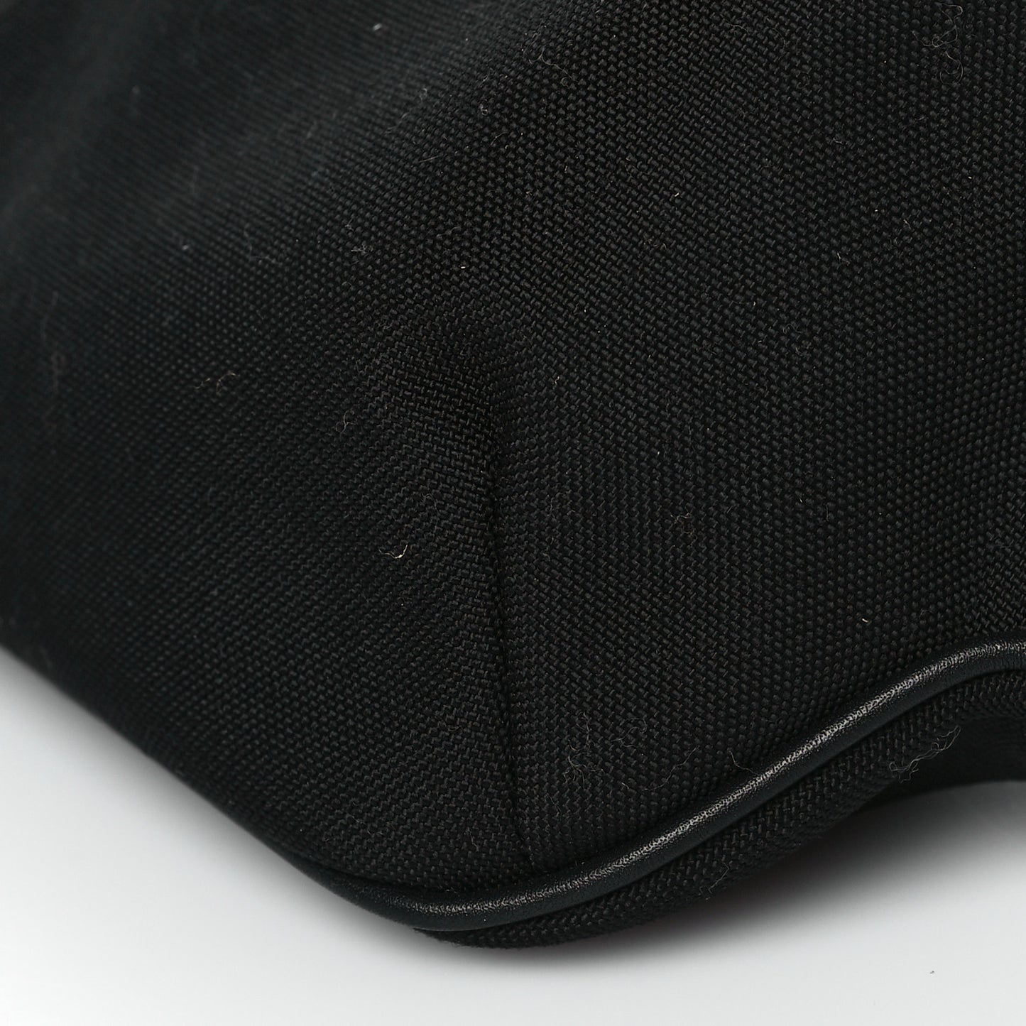 Canvas Monogram Belt Bag Black