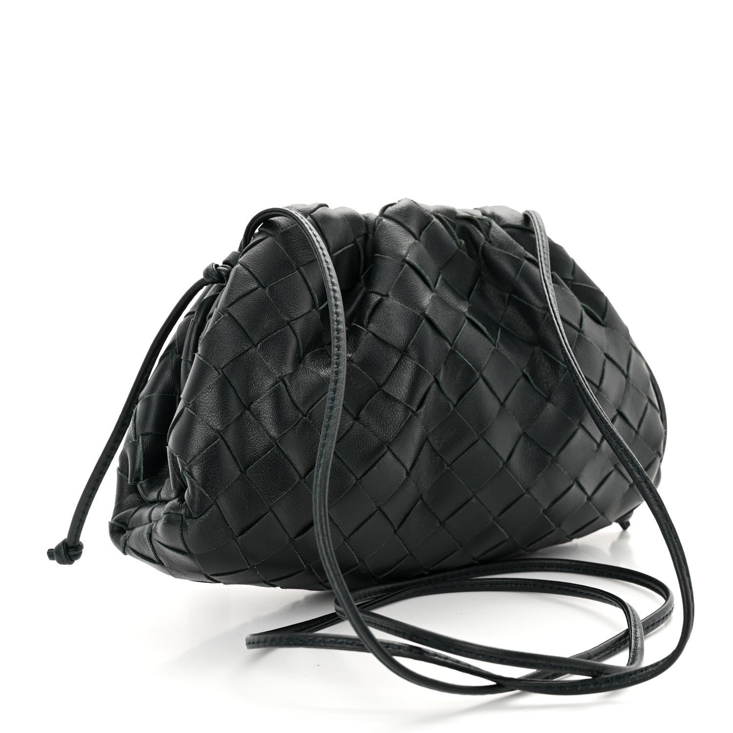 Bottega Veneta Nappa Intrecciato The Mini Pouch Bottle Green 3 of 9