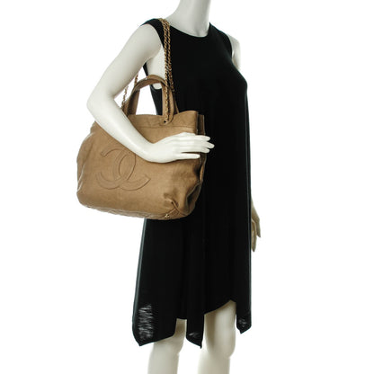 Chanel Calfskin Large Trianon Tote Gold 2 of 7