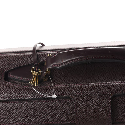 Louis Vuitton Taiga Pilot Case Oural Briefcase Acajou 7 of 10