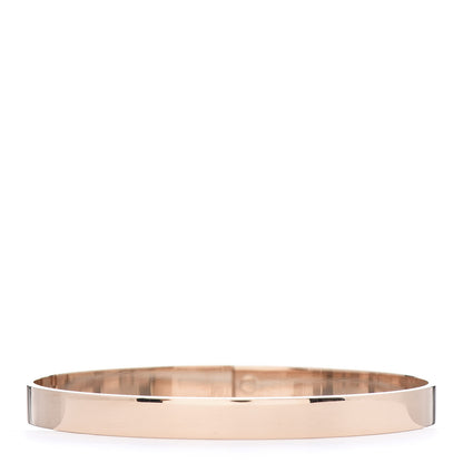 Hermes 18K Rose Gold Diamond PM Kelly Pave Bracelet SH 3 of 5