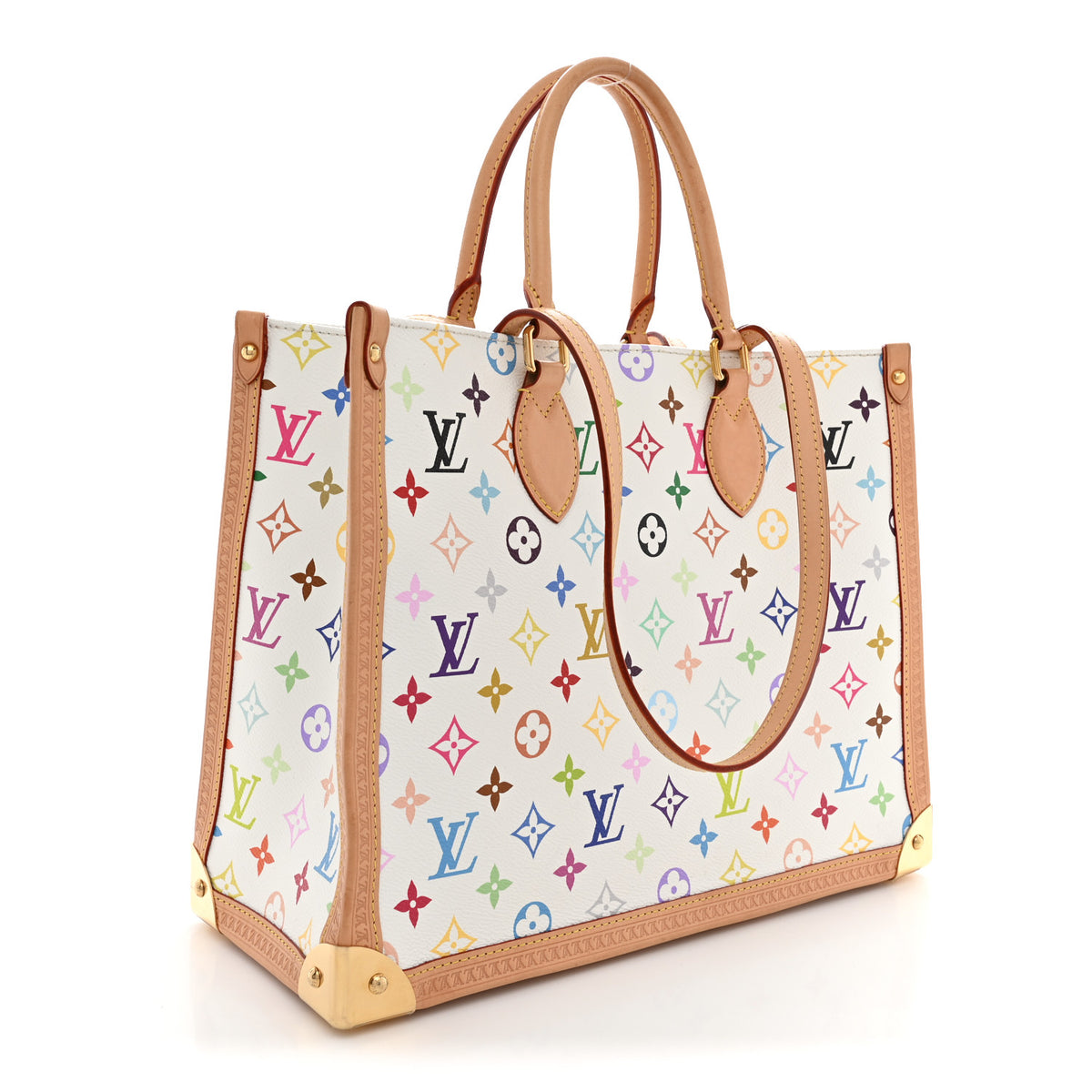 LV X TM Monogram Multicolor Onthego MM White