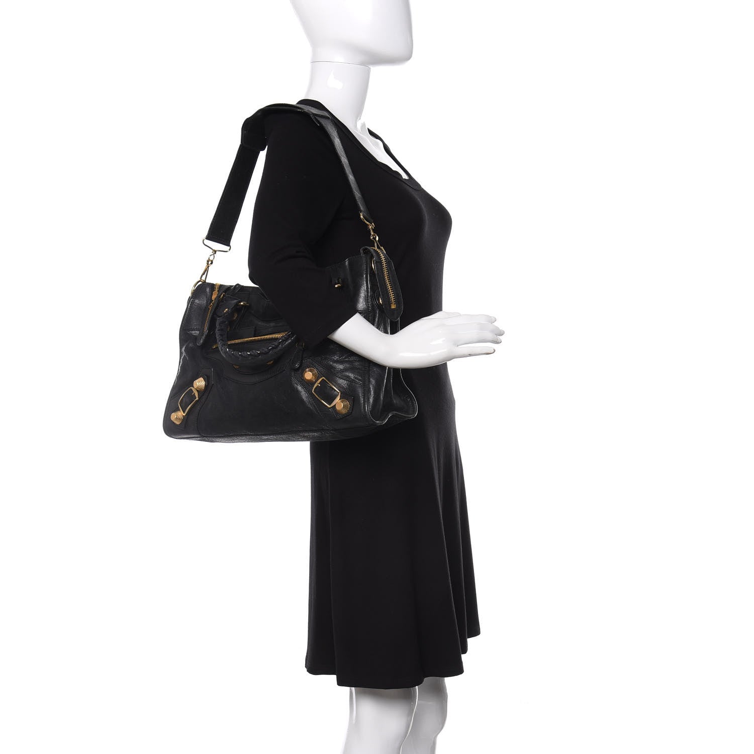 Balenciaga Agneau Giant 21 Gold Hardware City Black 2 of 10