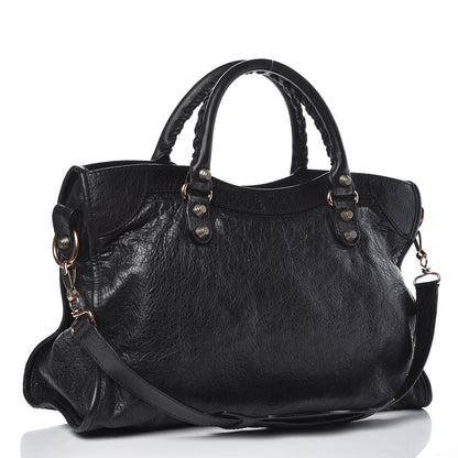 Balenciaga Agneau Giant 12 Rose Gold Hardware City Black 3 of 11