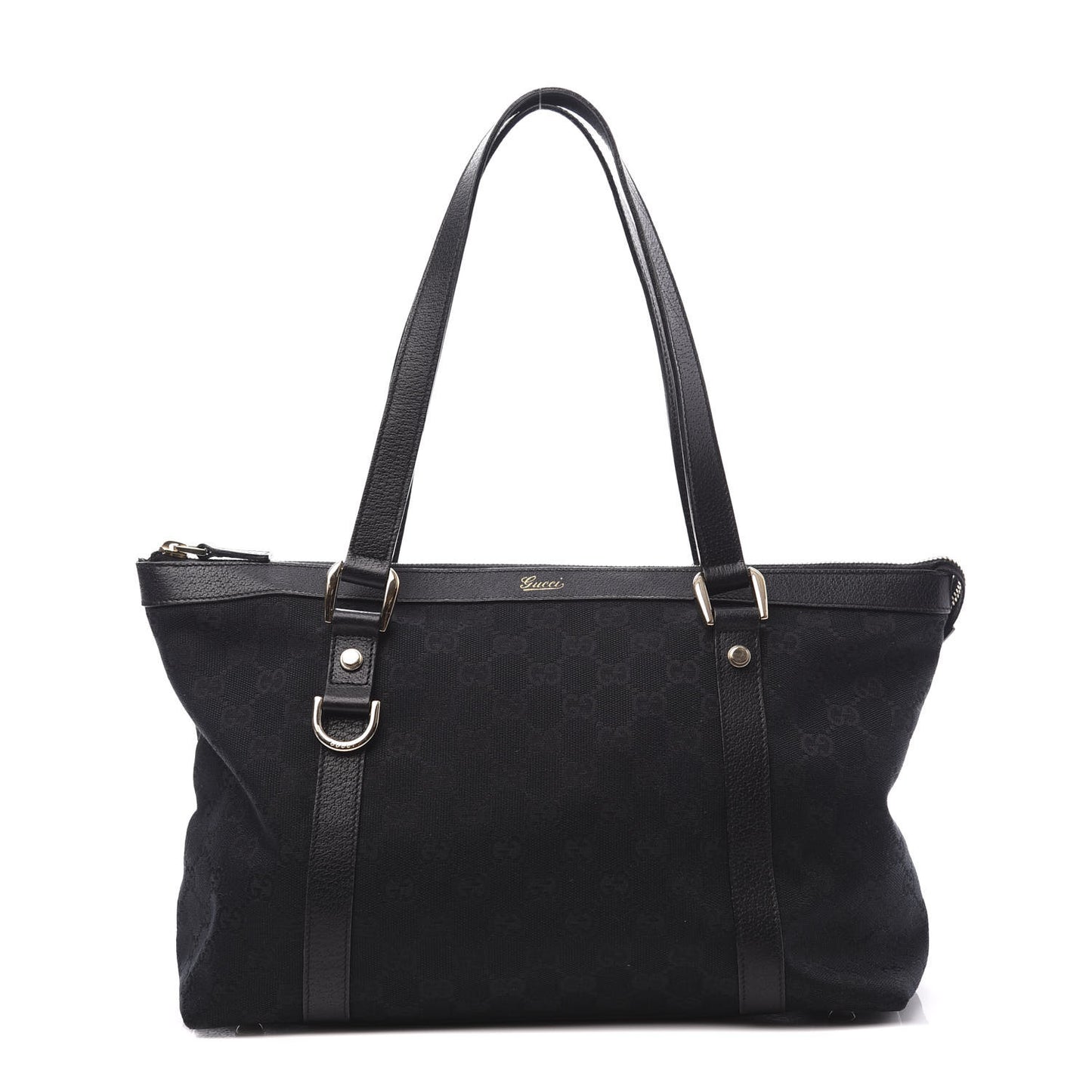 Monogram Abbey Medium Tote Black