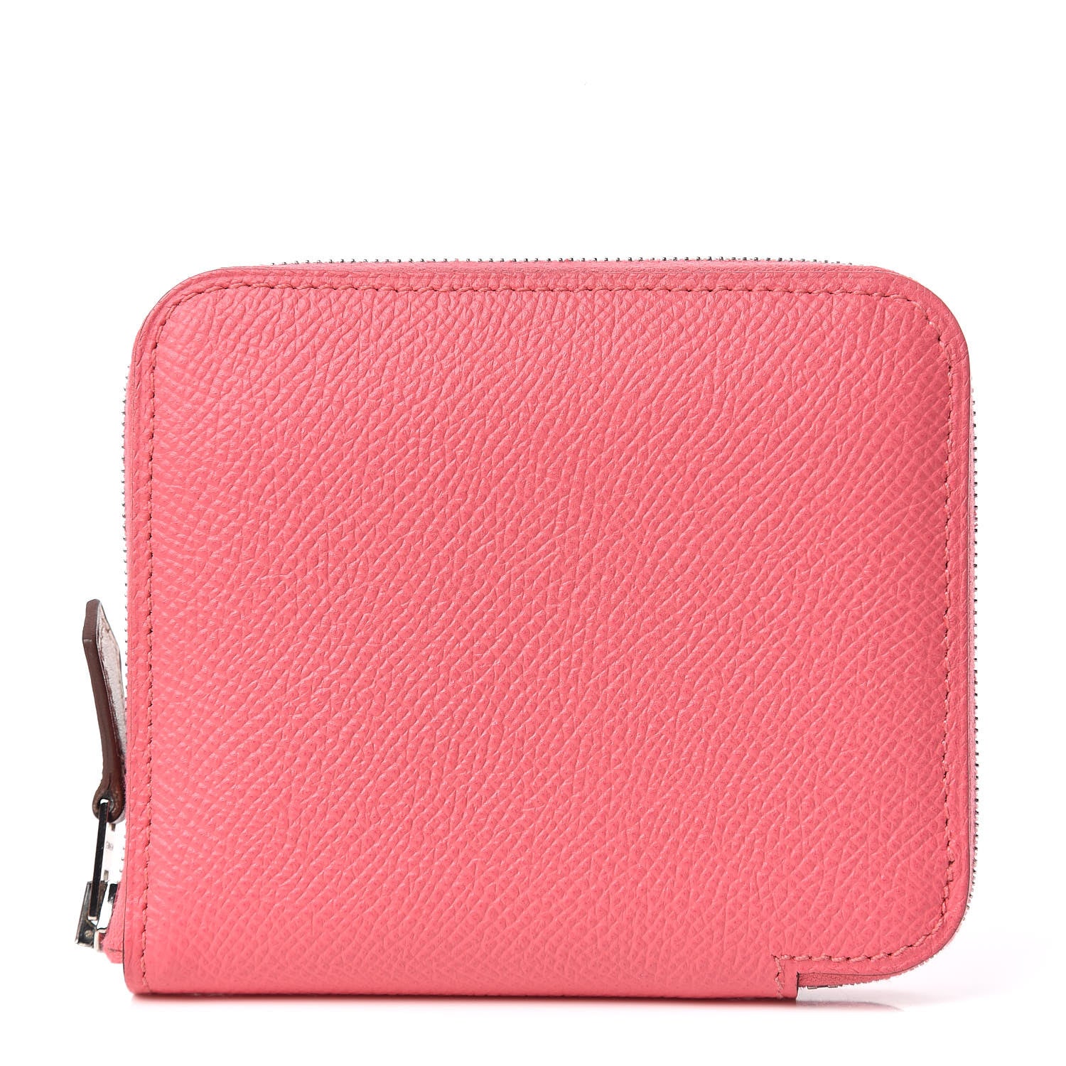 Hermes Epsom Silk'In Compact Wallet Rose Azalee 1 of 11
