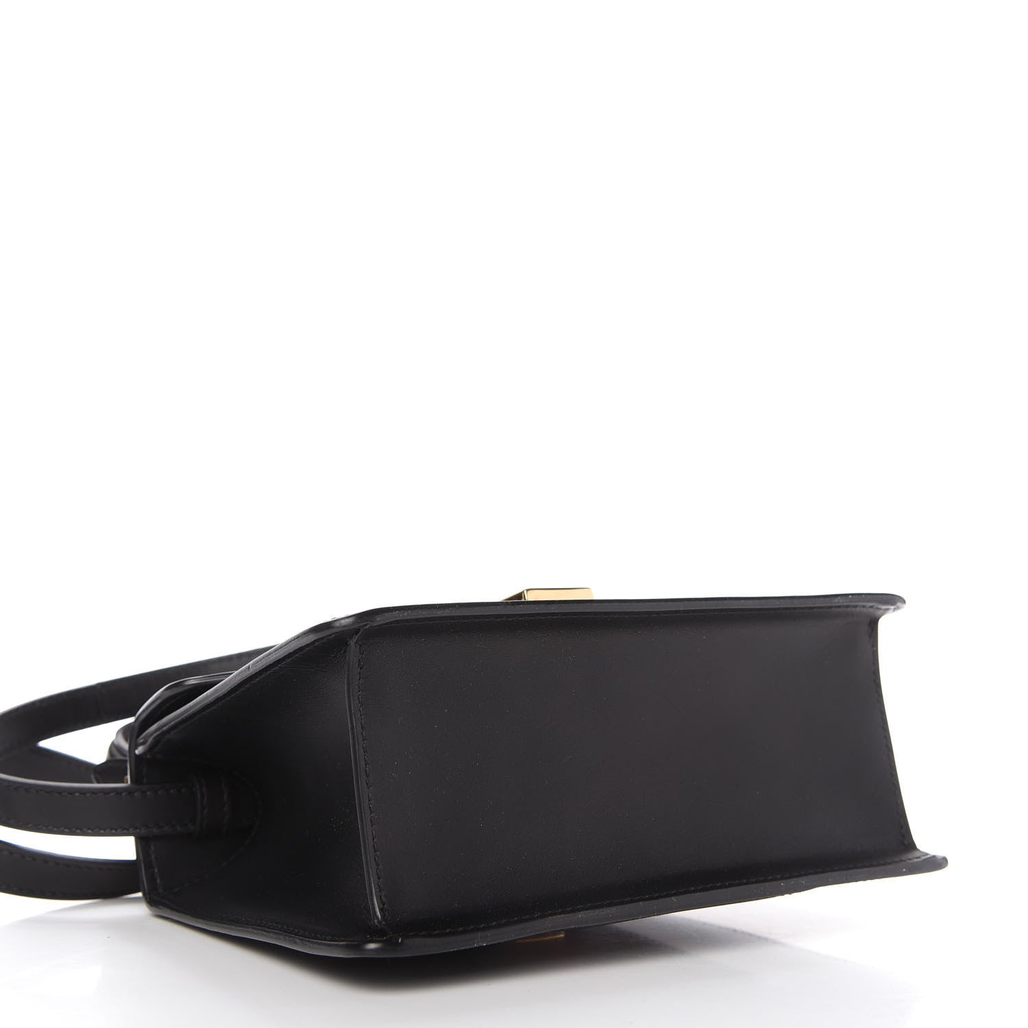 Gucci Calfskin Mini Sylvie Top Handle Bag Black 4 of 10