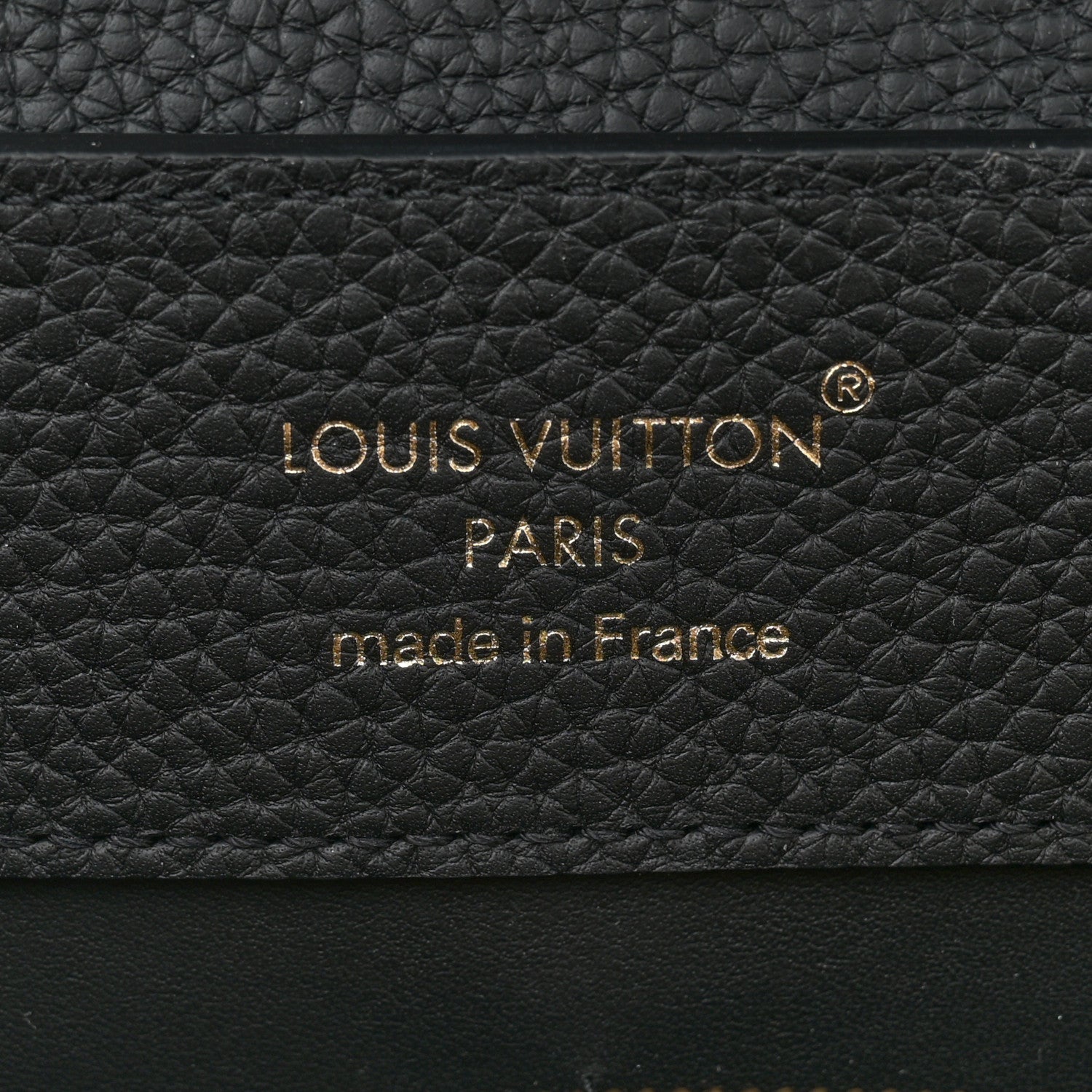 Louis Vuitton Taurillon Mother of Pearl Flower Crown Capucines MM Black 6 of 10