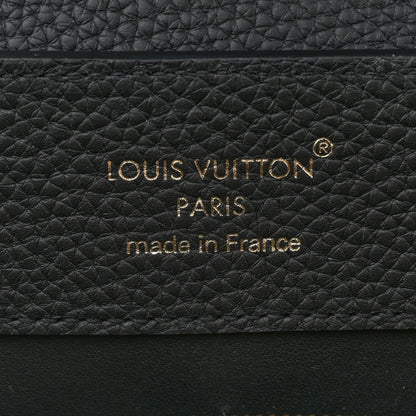 Louis Vuitton Taurillon Mother of Pearl Flower Crown Capucines MM Black 6 of 10