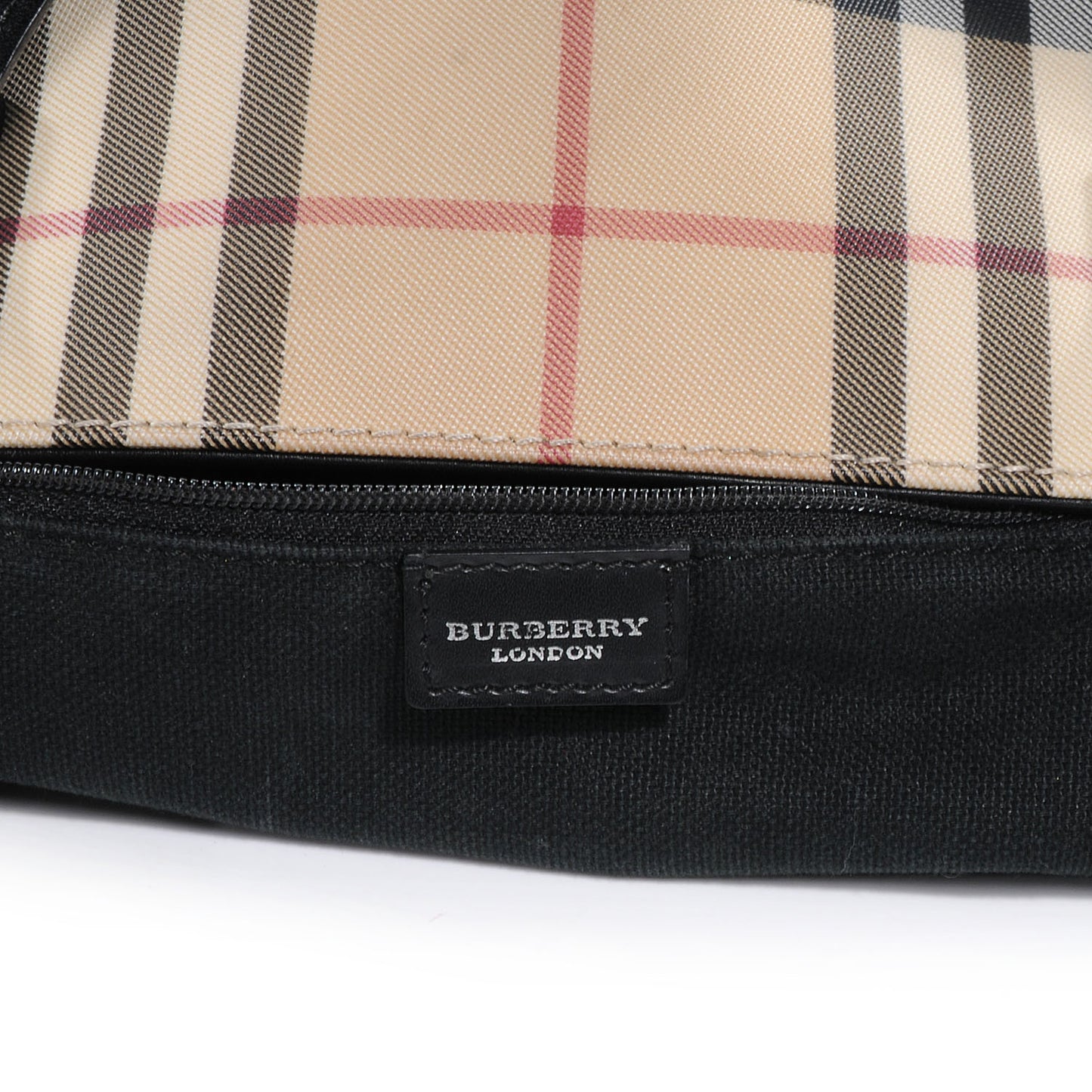 House Check Medium Tote Black