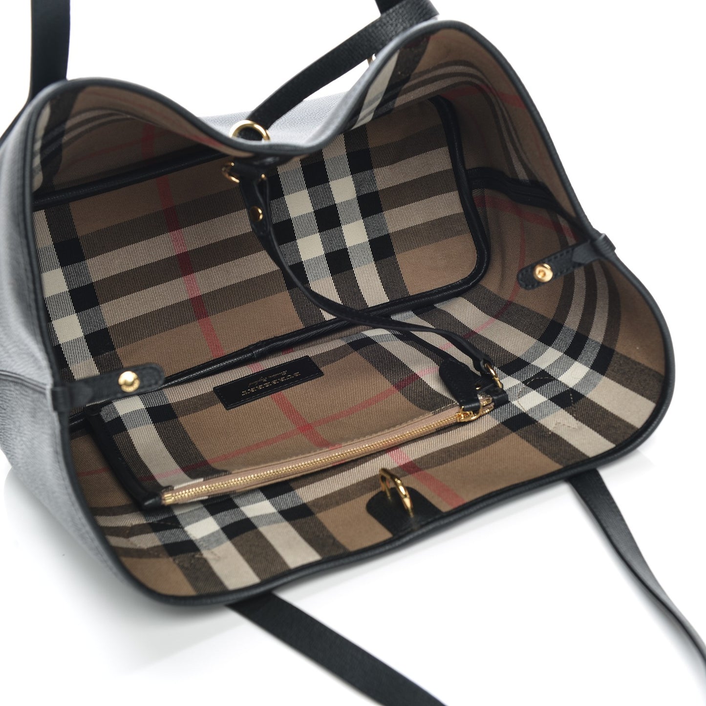 Grainy Calfskin Medium Honeybrook Tote Black