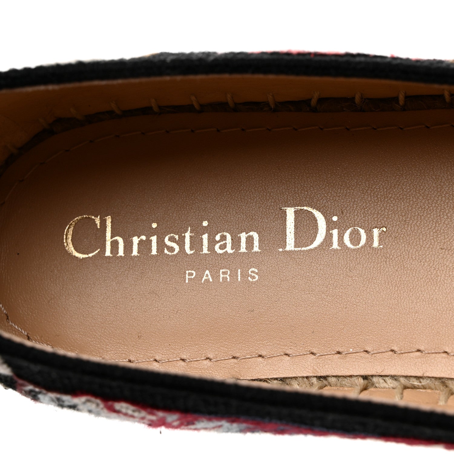 Christian Dior Canvas Mille Fleurs Embroidered Granville Espadrille 38 Multicolor 6 of 8
