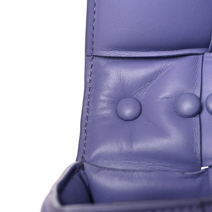 Bottega Veneta Lambskin Maxi Intreccio Padded Chain Cassette Crossbody Bag Lavender 11 of 12