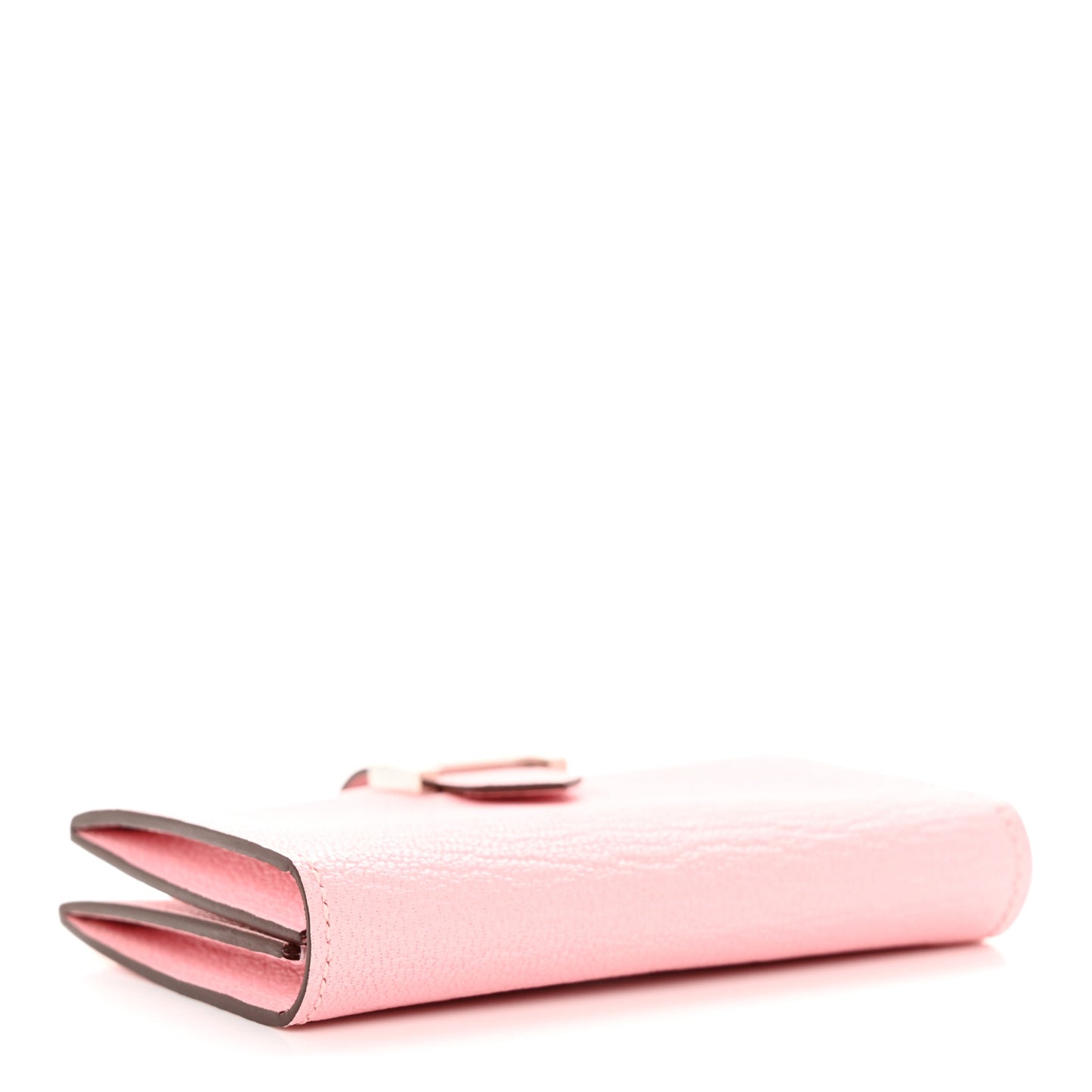 Chevre Mysore Bearn Card Holder Wallet Rose Sakura