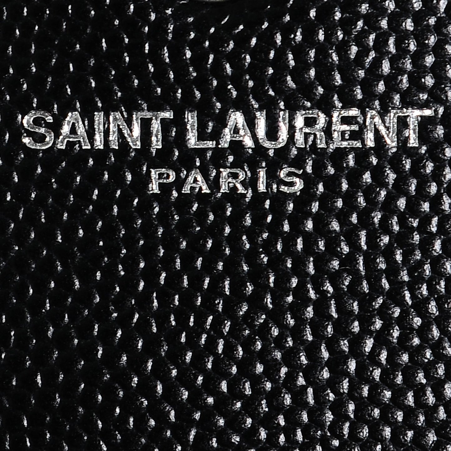 Grain De Poudre Matelasse Chevron Monogram Chain Wallet Black