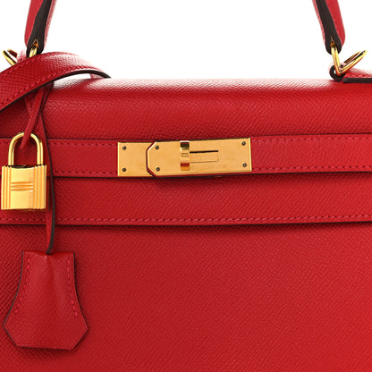 Hermes Epsom Kelly Sellier 28 Rouge Casaque 7 of 11
