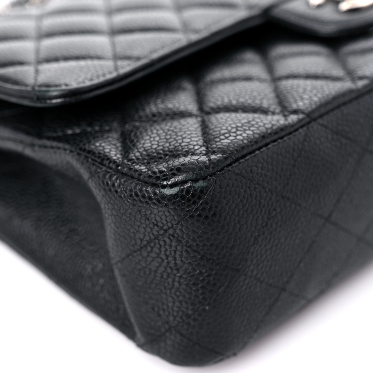 Chanel Caviar Quilted Medium Double Flap Black 7 of 22