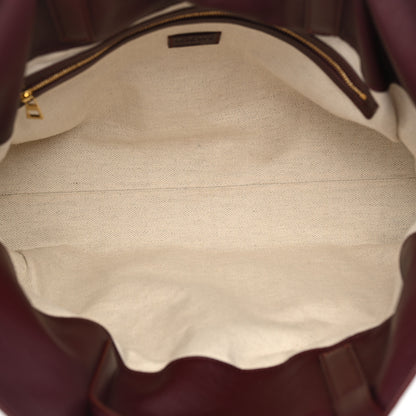 Loewe Calfskin Large Flamenco Knot Bag Dark Burgundy 5 of 10