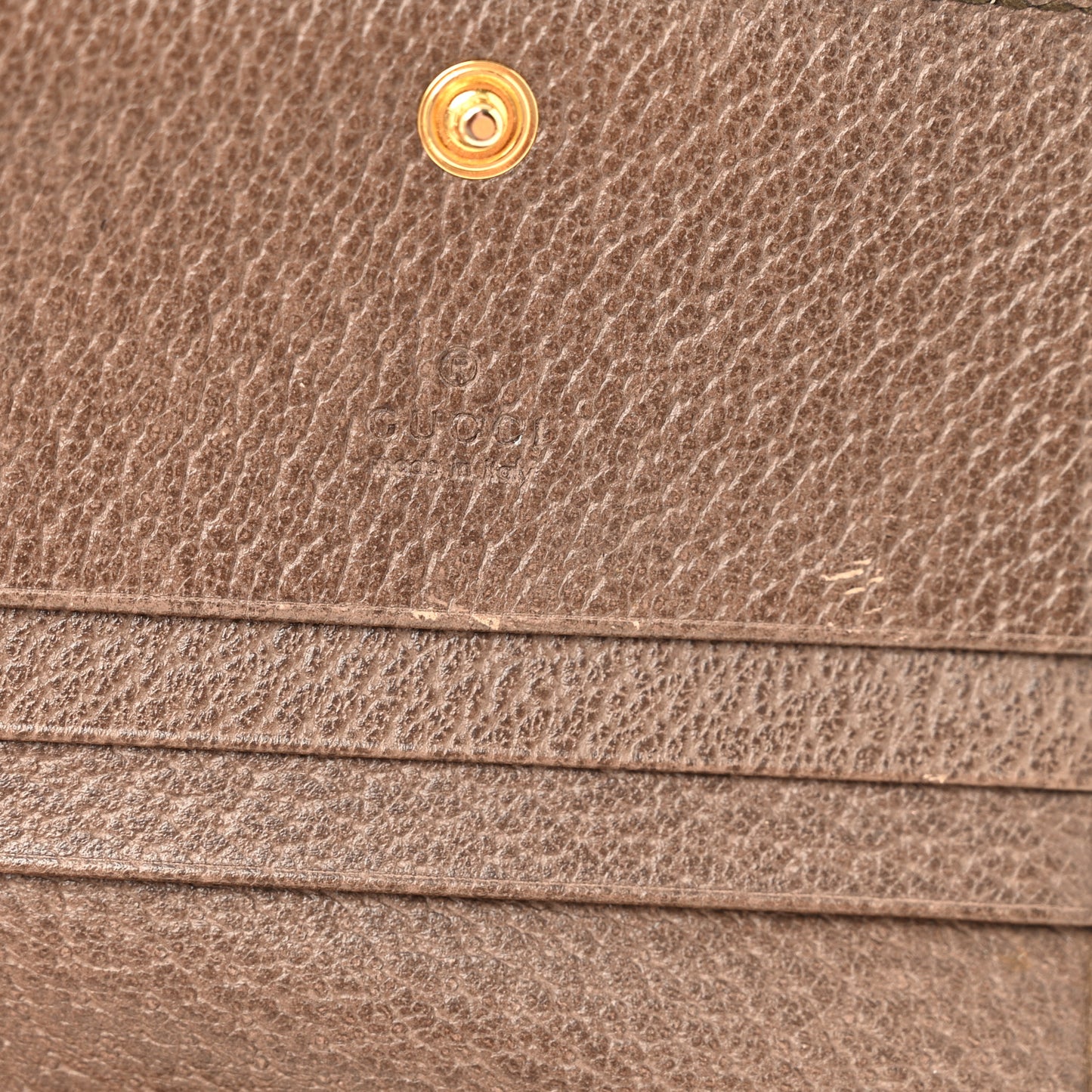 GG Supreme Monogram Web Ophidia Card Case Beige New Acero