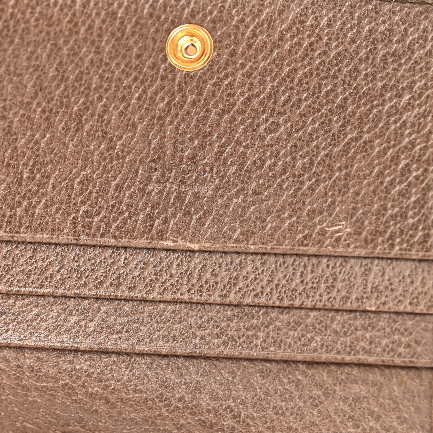 Gucci GG Supreme Monogram Web Ophidia Card Case Beige New Acero 6 of 8