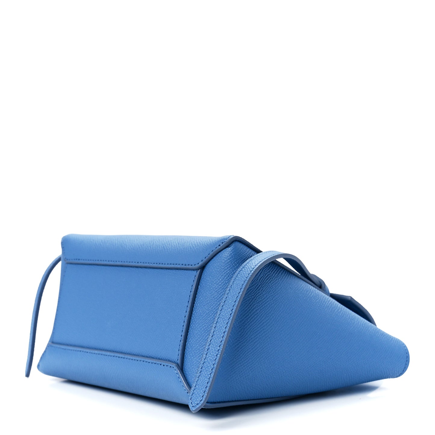Grained Calfskin Nano Belt Bag Blue