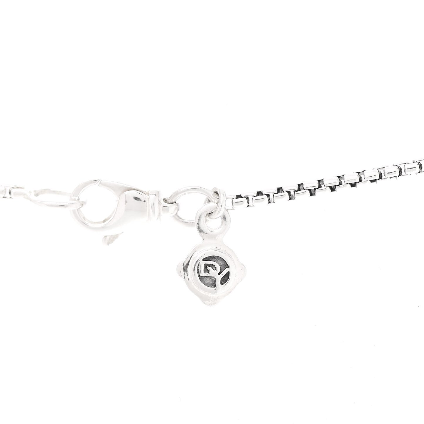 Sterling Silver Diamond Petite X Lariat Necklace