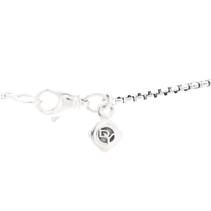 David Yurman Sterling Silver Diamond Petite X Lariat Necklace 5 of 6