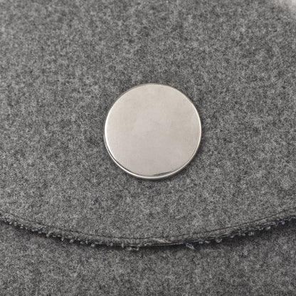 Celine Wool Felt Flap Bag Grey 14 of 14