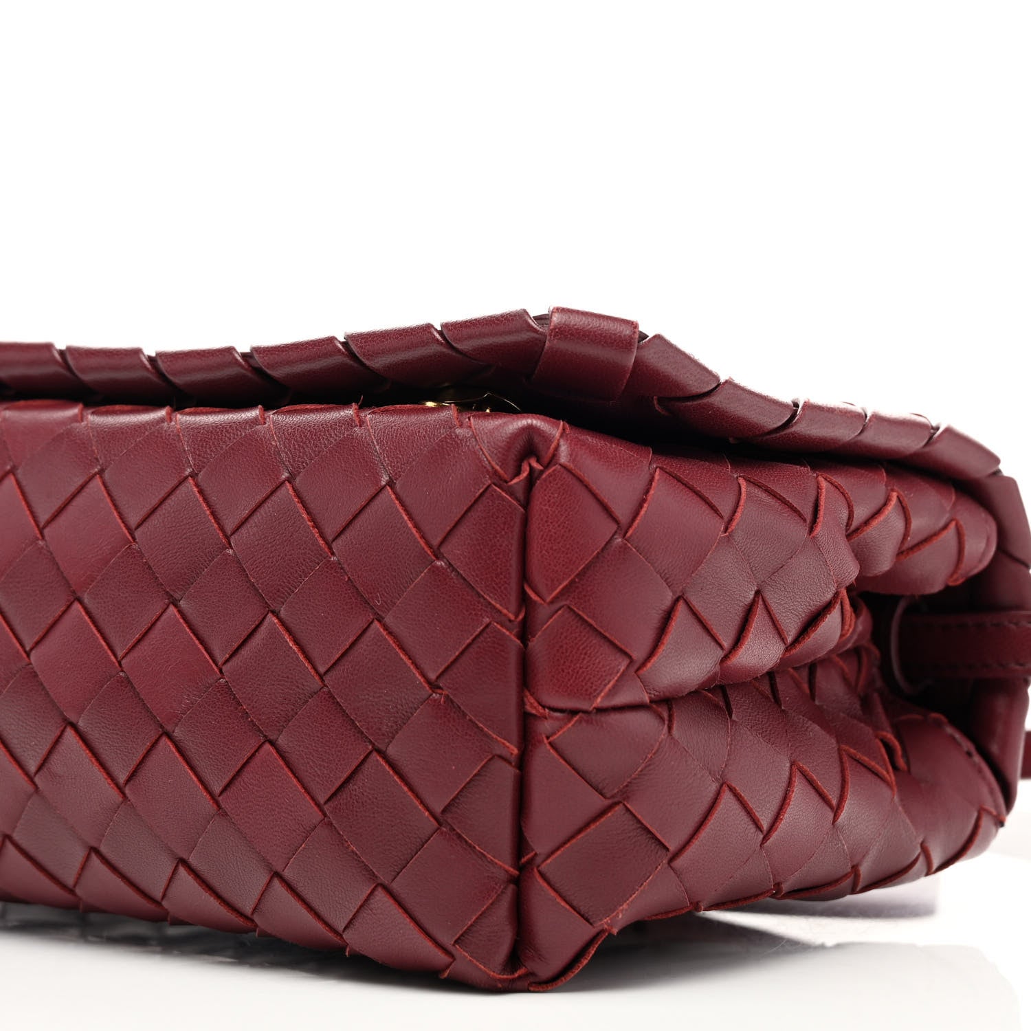 Bottega Veneta Nappa Intrecciato Crossbody Bordeaux 9 of 9