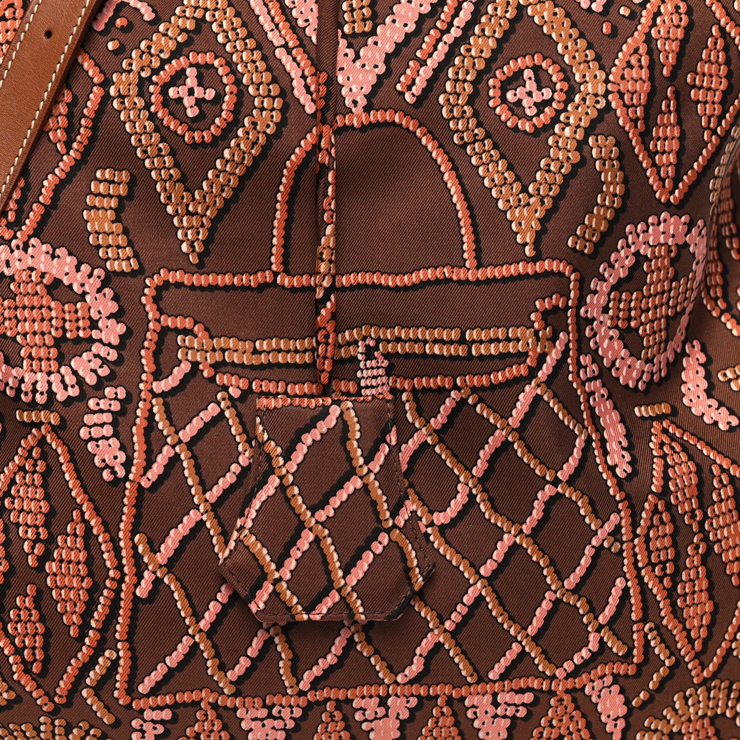 Hermes Silk Barenia Kelly En Perles Silky City 33 Bag Fauve Terre 9 of 11