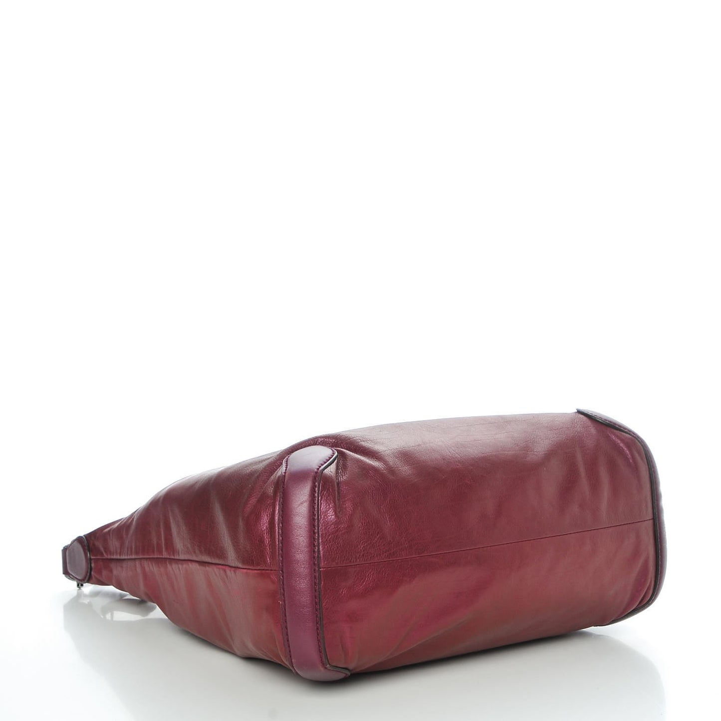Metallic Calfskin Medium Galaxy Hobo Purple