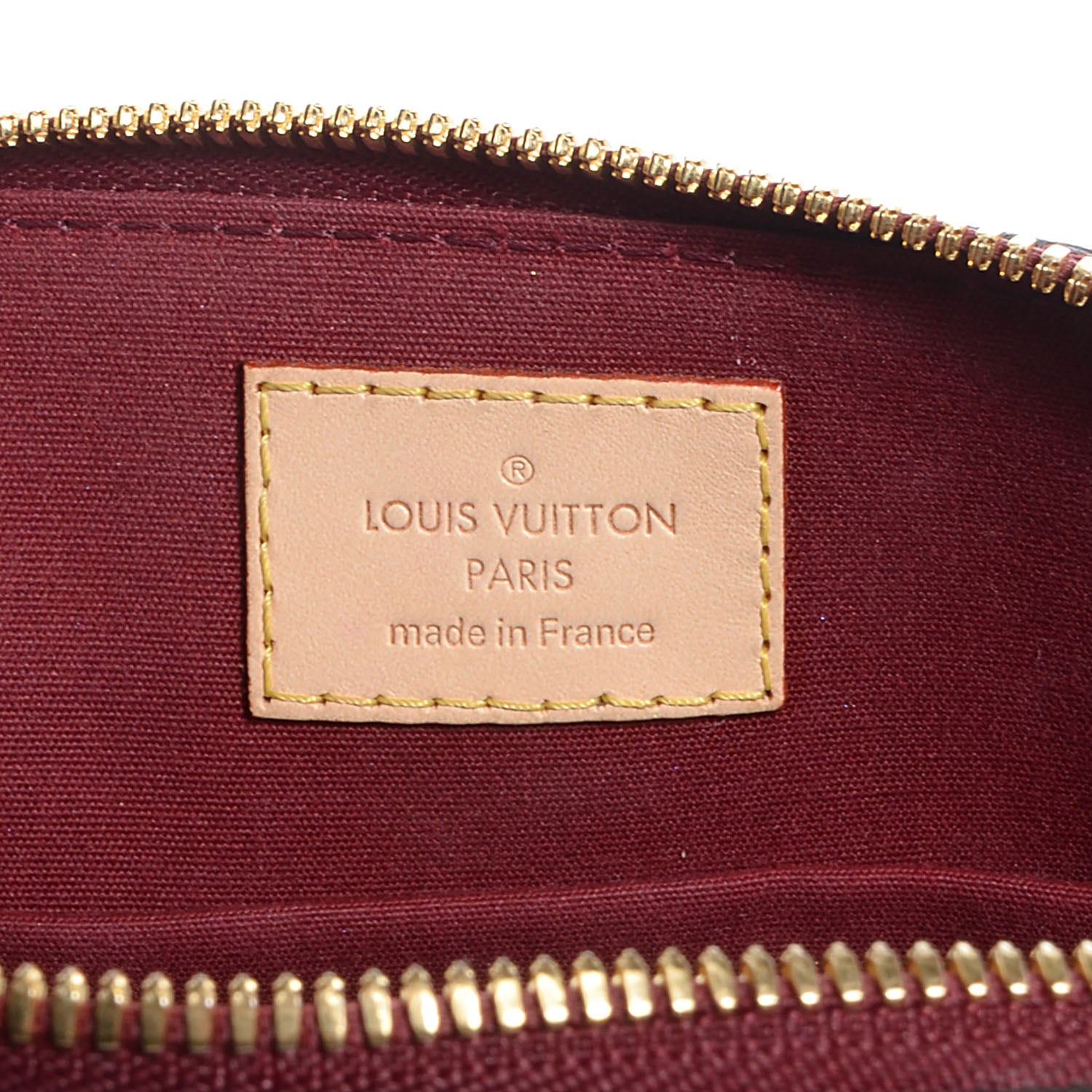 Louis Vuitton Vernis Alma BB Griotte 6 of 7