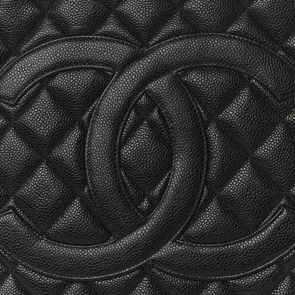 Chanel Caviar Quilted Medallion Tote Black 8 of 10