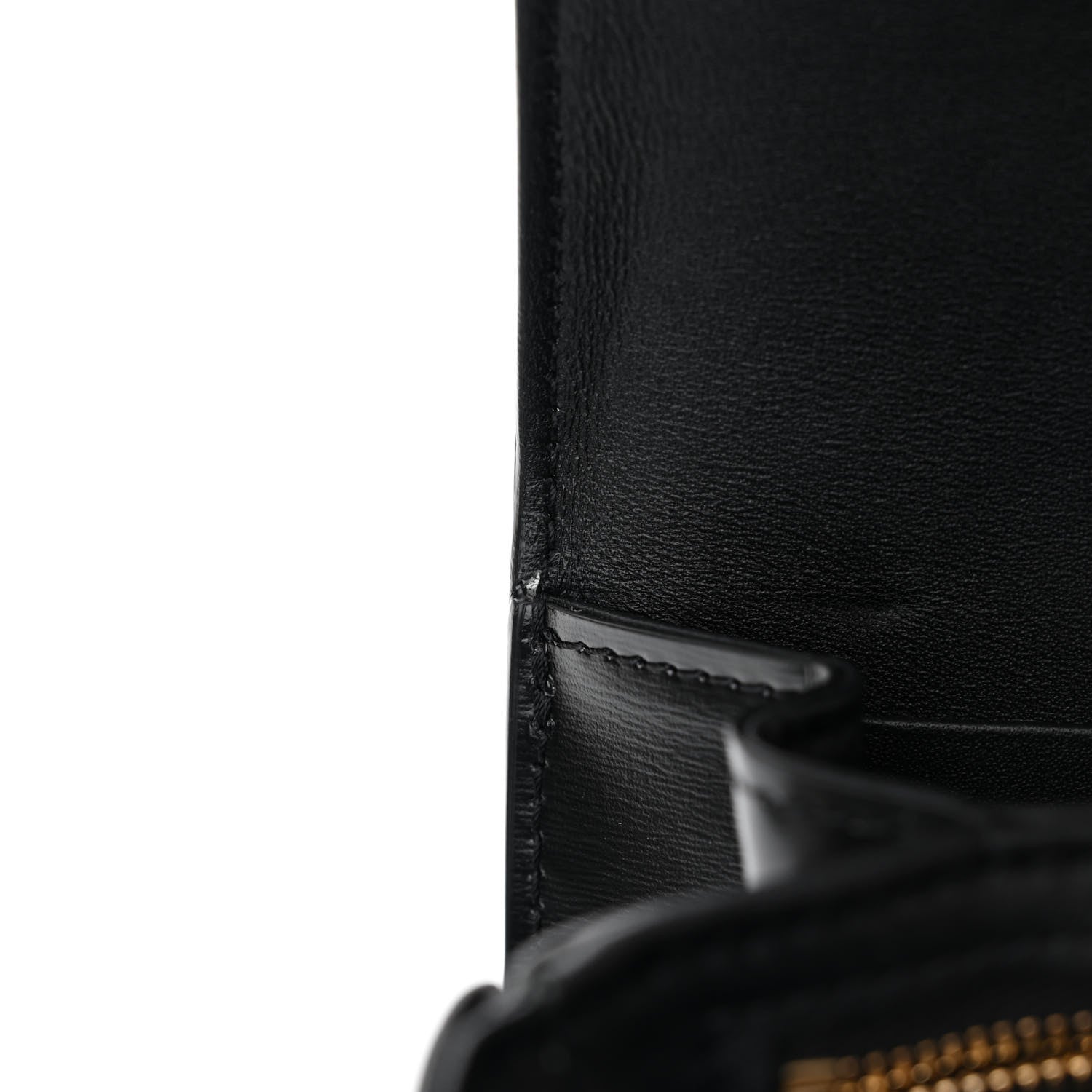 Celine Shiny Calfskin Medium Triomphe Black 12 of 14