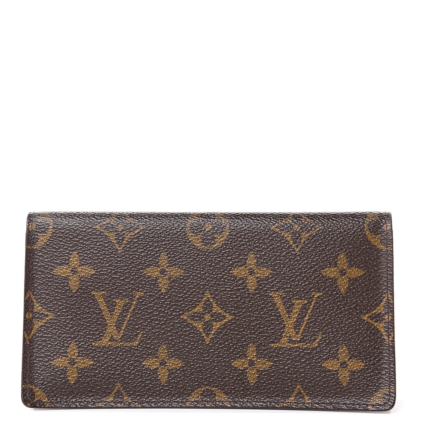 Louis Vuitton Monogram Simple Checkbook Holder Wallet 1 of 9
