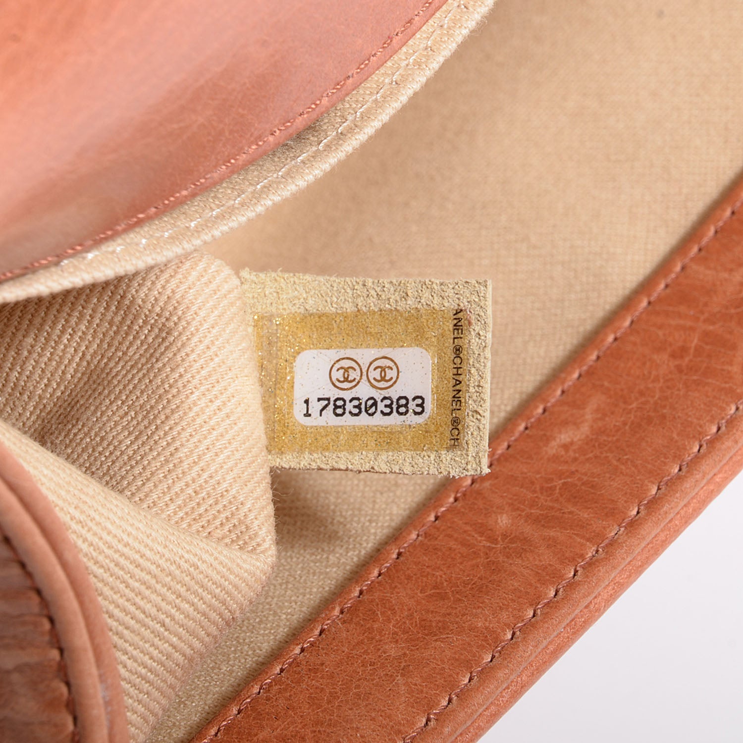 Chanel Calfskin Quilted Medium Boy Flap Light Brown 8 of 9
