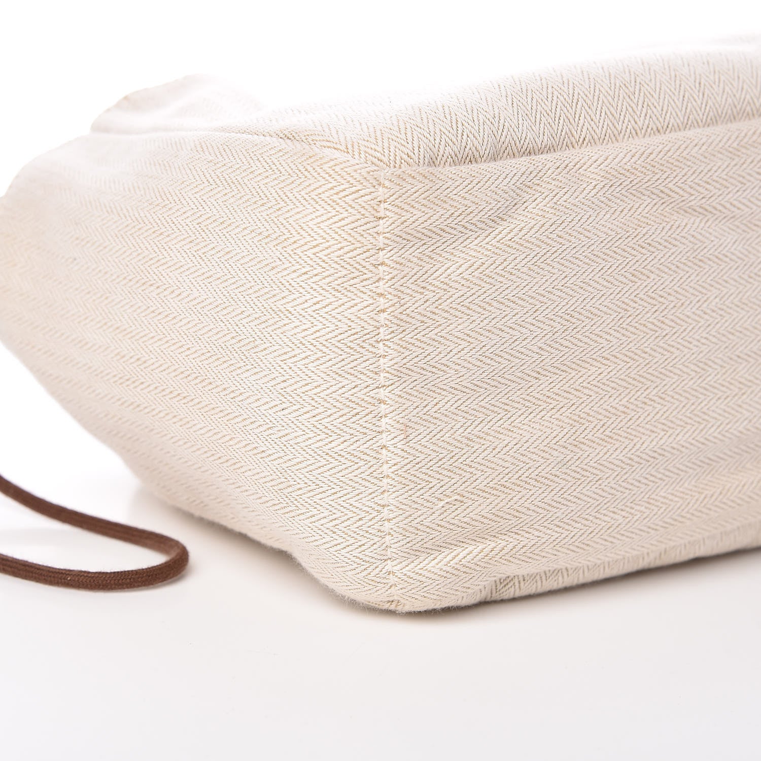 Hermes Canvas Barenia Fourbi 25 MM Pouch Naturel Fauve 8 of 11