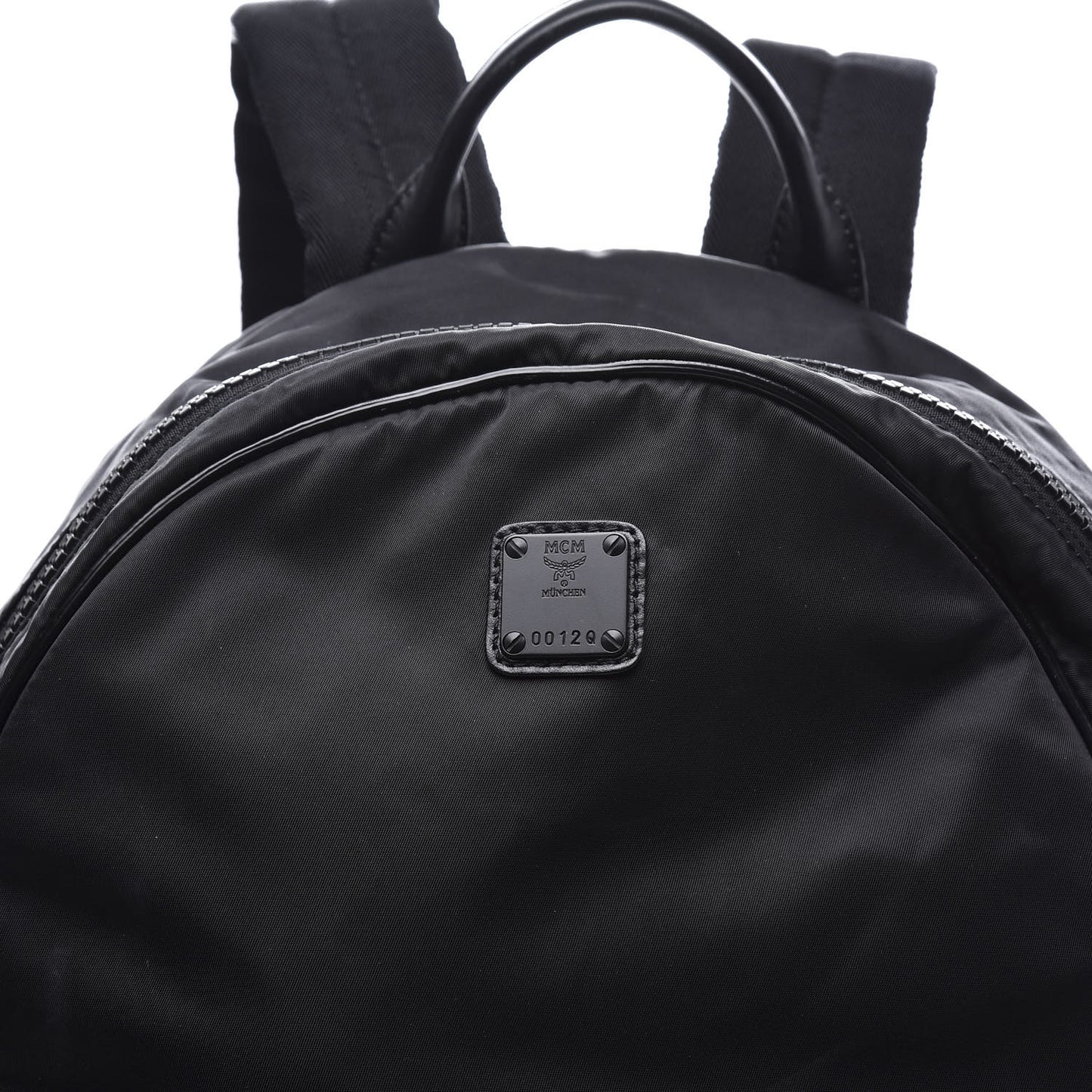 Nylon Medium Tumbler Rombi Backpack Black